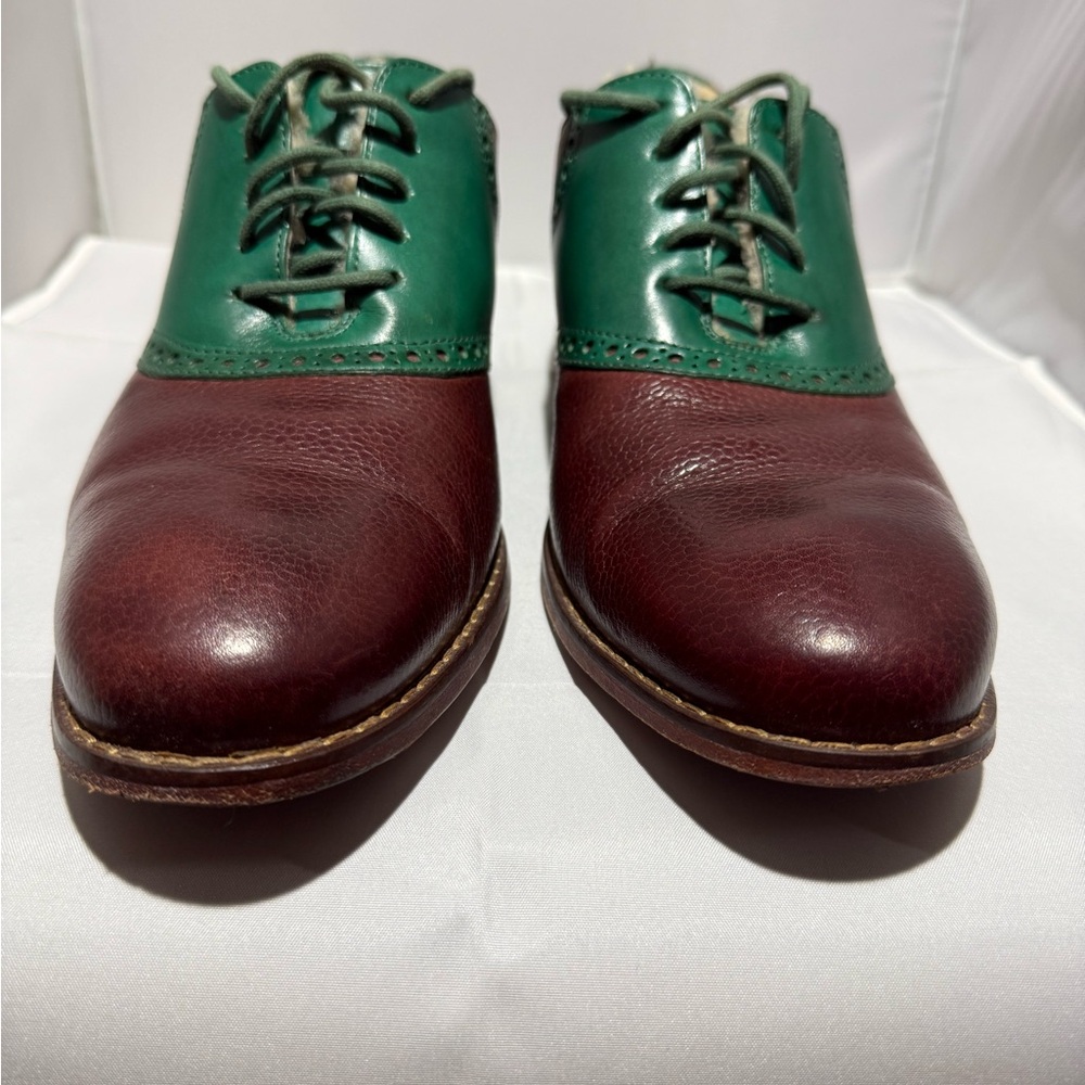 Cole Haan Green and Brown Oxfords